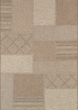 Couristan Tides Rockville Cream/Cocoa Area Rug