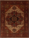 Loloi Indo Transitional Wool One of a Kind Rust/Ivory Area Rug