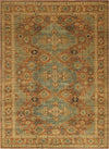 Loloi Indo Transitional Wool One of a Kind Light Blue/Coral Area Rug