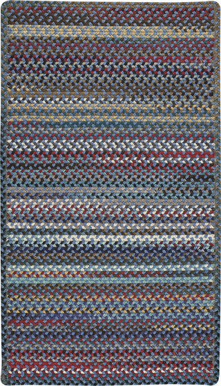 Capel Bunker Hill 0195 Medium Blue Area Rug Cross Sewn Rectangle