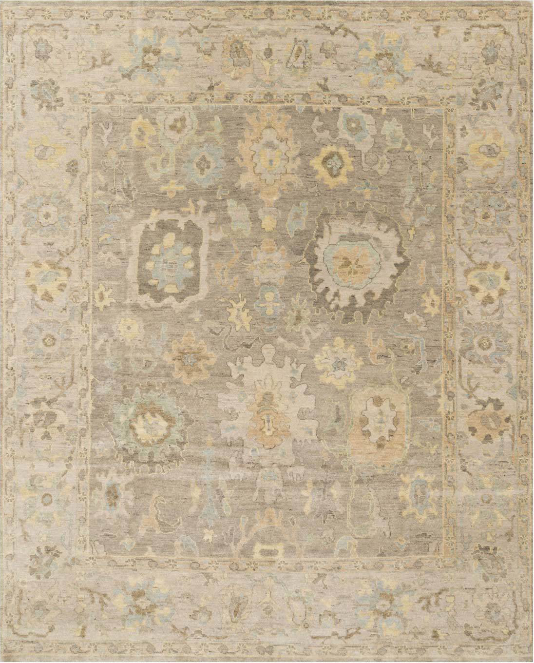 Loloi Indo Transitional Wool One of a Kind Beige Area Rug
