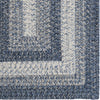 Capel Sturbridge 0223 Lake Blue Area Rug Concentric Rectangle Corner Image