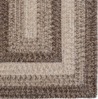 Capel Sturbridge 0223 Berkshire Brown Area Rug Concentric Rectangle Corner Image