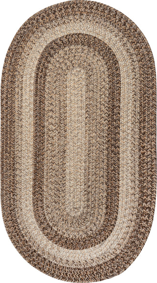 Capel Sturbridge 0223 Berkshire Brown Area Rug Oval