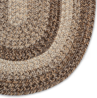 Capel Sturbridge 0223 Berkshire Brown Area Rug Oval Corner Image