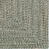 Capel Stockton 0224 Medium Green Area Rug Concentric Rectangle Corner Image