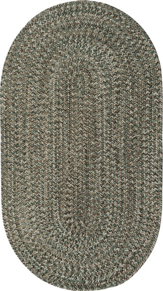 Capel Stockton 0224 Medium Green Area Rug Oval