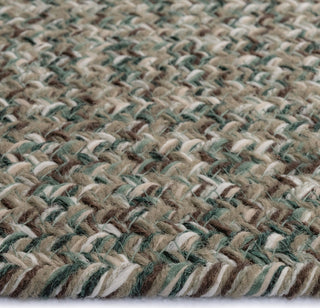 Capel Stockton 0224 Medium Green Area Rug Oval Pile Image