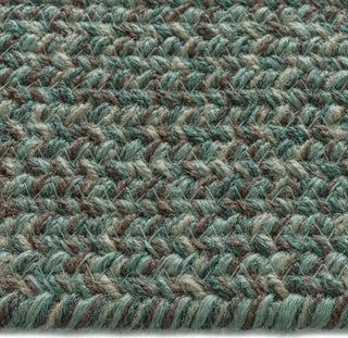 Capel Stockton 0224 Dark Green Area Rug Concentric Rectangle Pile Image