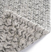 Capel Stockton 0224 Light Gray Area Rug Concentric Rectangle Backing Image