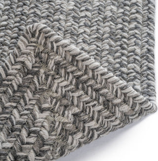 Capel Stockton 0224 Medium Gray Area Rug Concentric Rectangle Backing Image