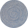 Capel Stockton 0224 Medium Blue Area Rug Round