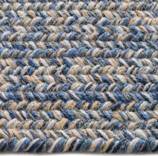 Capel Stockton 0224 Medium Blue Area Rug Concentric Rectangle Pile Image