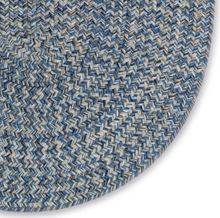 Capel Stockton 0224 Medium Blue Area Rug Oval Corner Image
