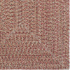 Capel Stockton 0224 Medium Red Area Rug Concentric Rectangle Corner Image