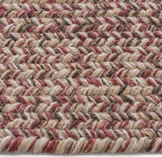 Capel Stockton 0224 Medium Red Area Rug Concentric Rectangle Pile Image