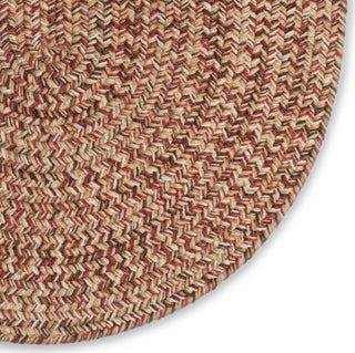 Capel Stockton 0224 Medium Red Area Rug Oval Corner Image