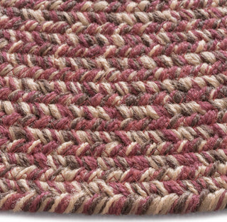 Capel Stockton 0224 Dark Red Area Rug Round Pile Image