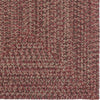 Capel Stockton 0224 Dark Red Area Rug Concentric Rectangle Corner Image