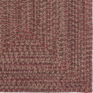 Capel Stockton 0224 Dark Red Area Rug Concentric Rectangle Corner Image