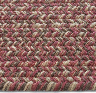 Capel Stockton 0224 Dark Red Area Rug Concentric Rectangle Pile Image