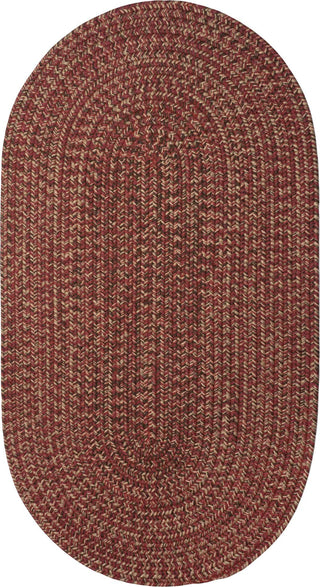 Capel Stockton 0224 Dark Red Area Rug Oval