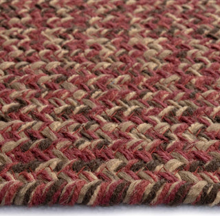 Capel Stockton 0224 Dark Red Area Rug Oval Pile Image