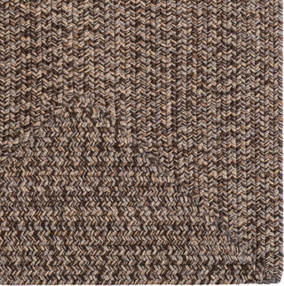 Capel Stockton 0224 Dark Brown Area Rug Concentric Rectangle Corner Image