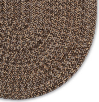 Capel Stockton 0224 Dark Brown Area Rug Oval Corner Image