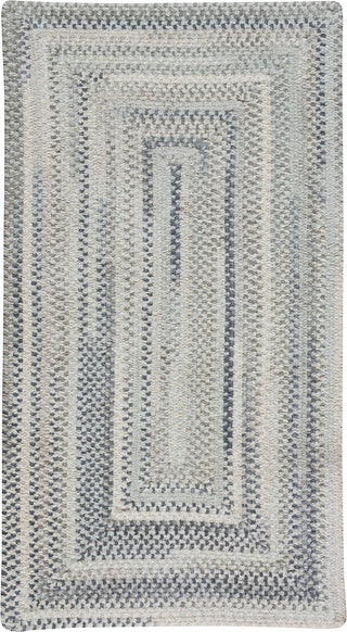 Capel Alliance 0225 Dove Gray Area Rug Concentric Rectangle