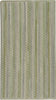 Capel Melange 0226 Green Area Rug Rectangle/Vertical Stripe Rectangle