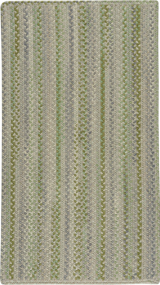 Capel Melange 0226 Green Area Rug Rectangle/Vertical Stripe Rectangle