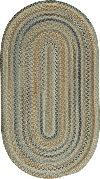 Capel Melange 0226 Beige Area Rug Oval