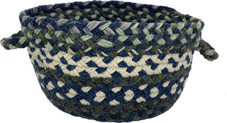 Capel Wanderer 0228 Deep Blue Area Rug Basket