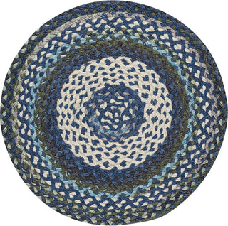 Capel Wanderer 0228 Deep Blue Area Rug Round