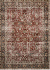 Loloi Turkish Hand Knots One of a Kind Red/Navy Area Rug