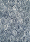 Couristan Graphite Ripples Ivory/Azure Area Rug