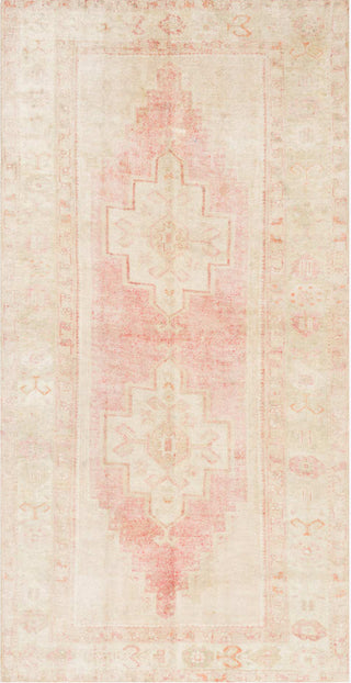 Loloi Turkish Hand Knots One of a Kind Cream/Pink Area Rug