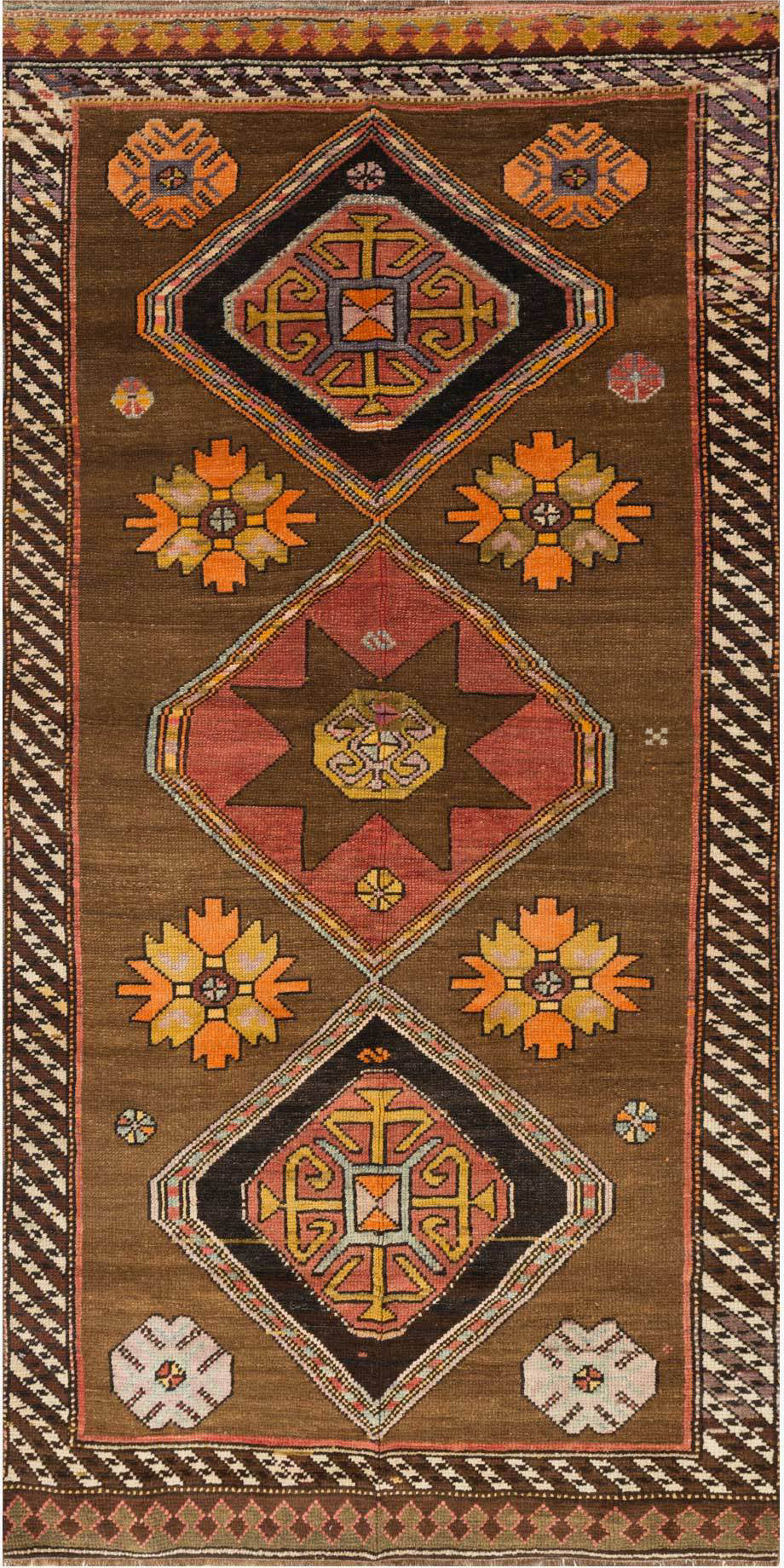 Loloi Turkish Hand Knots One of a Kind Brown Area Rug