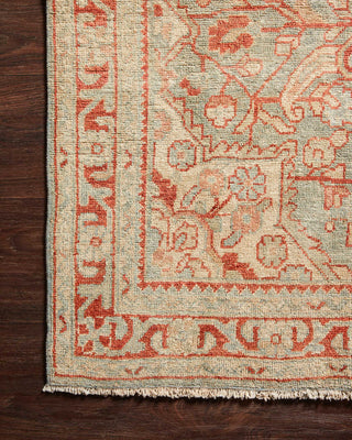 Loloi Turkish Hand Knots One of a Kind Beige Area Rug Corner Image