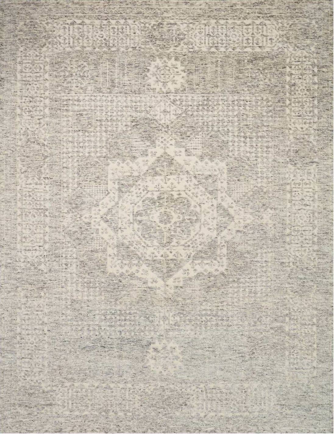 Loloi Indo Transitional Wool One of a Kind Ivory/White Area Rug main image