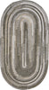 Capel Habitat 0302 Grey Area Rug Oval