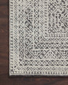 Loloi Indo Transitional Wool One of a Kind Grey Area Rug Corner Image