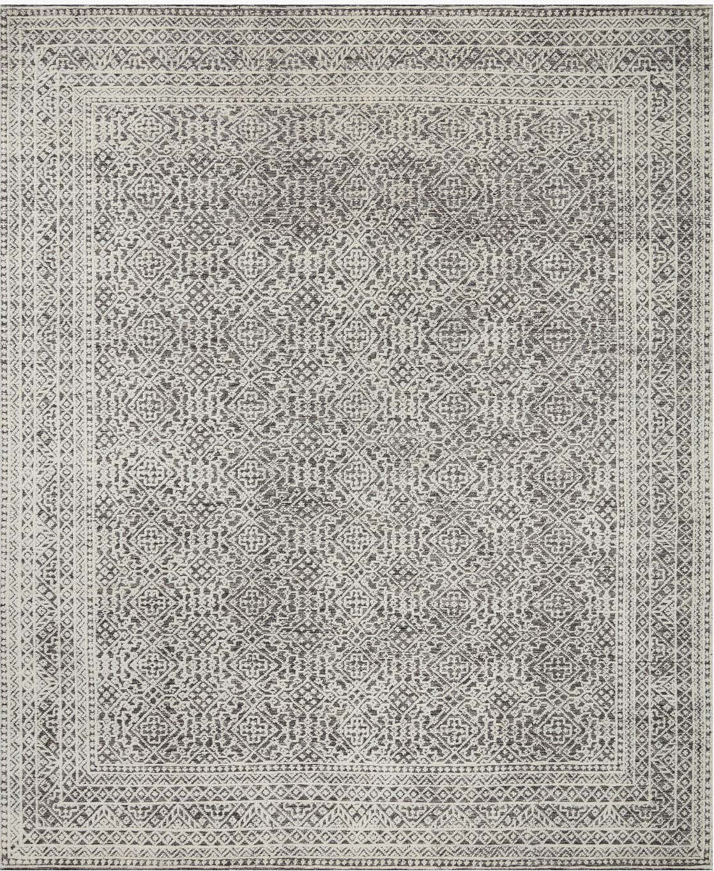 Loloi Indo Transitional Wool One of a Kind Grey Area Rug main image