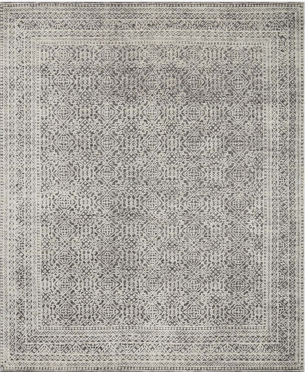 Loloi Indo Transitional Wool One of a Kind Grey Area Rug