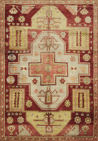 Loloi Turkish Hand Knots One of a Kind Red/Gold Area Rug