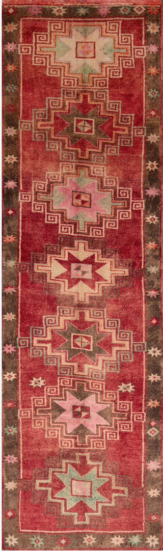 Loloi Turkish Hand Knots One of a Kind Red Area Rug main image