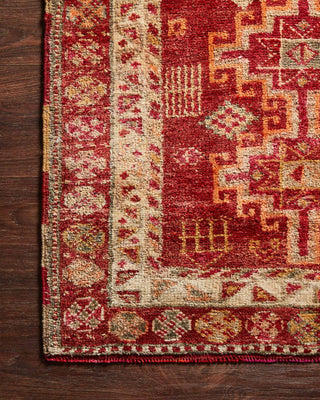 Loloi Turkish Hand Knots One of a Kind Red Area Rug Main Image