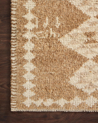 Loloi Turkish Hand Knots One of a Kind Beige Area Rug Corner Image