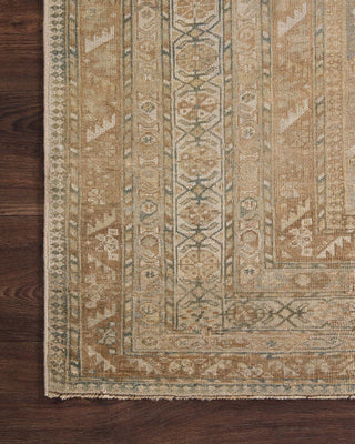 Loloi Turkish Hand Knots One of a Kind Beige Area Rug Corner Image